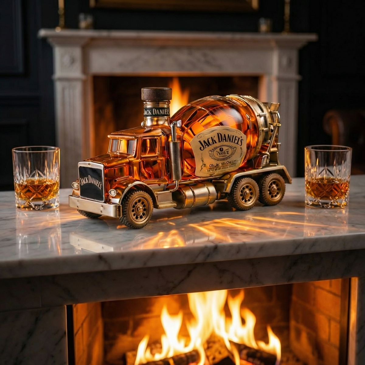 Whiskykaraff – Lastbil-edition
