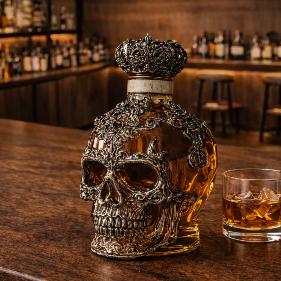 Whiskykaraff – Dödskalle-utgåva