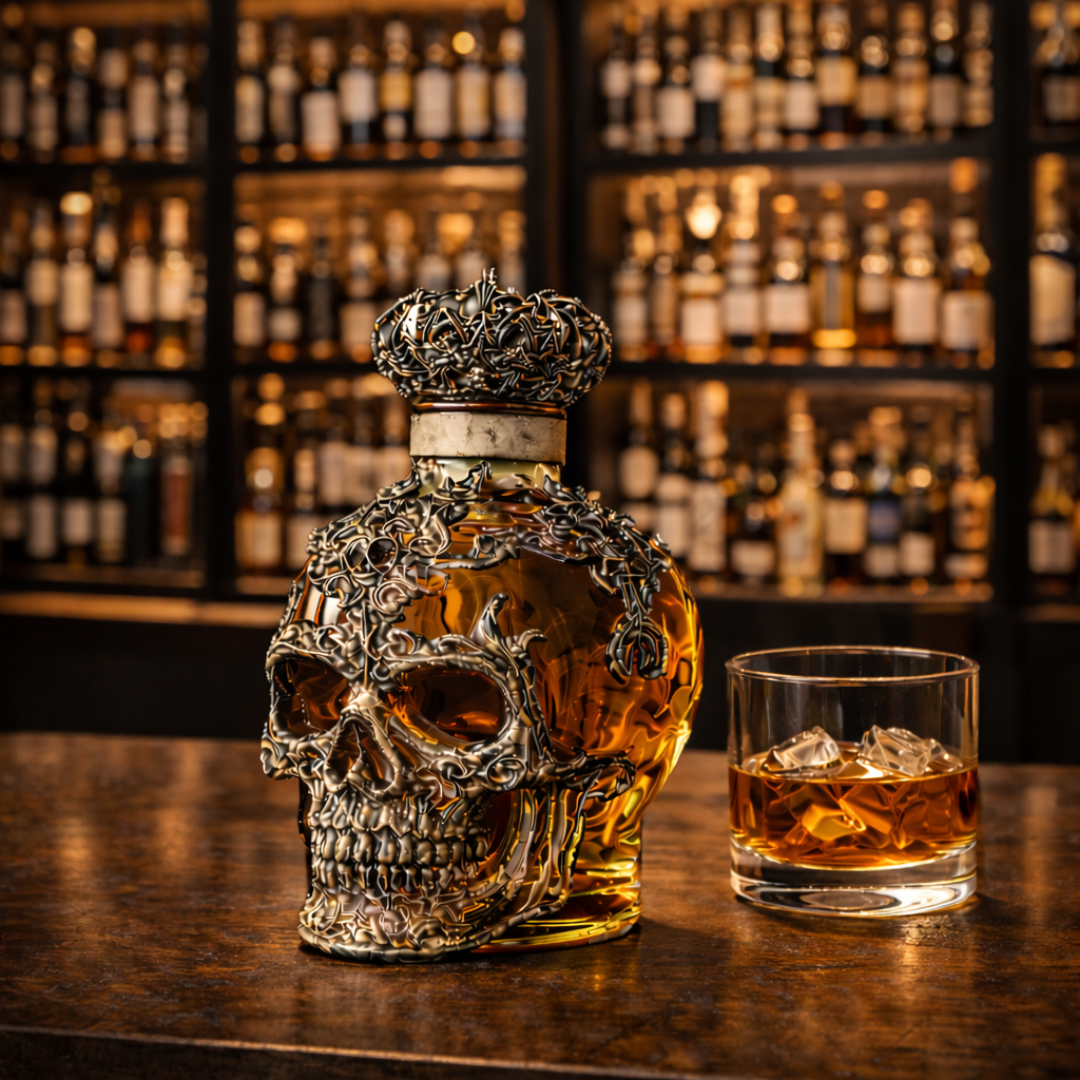 Whiskykaraff – Dödskalle-utgåva