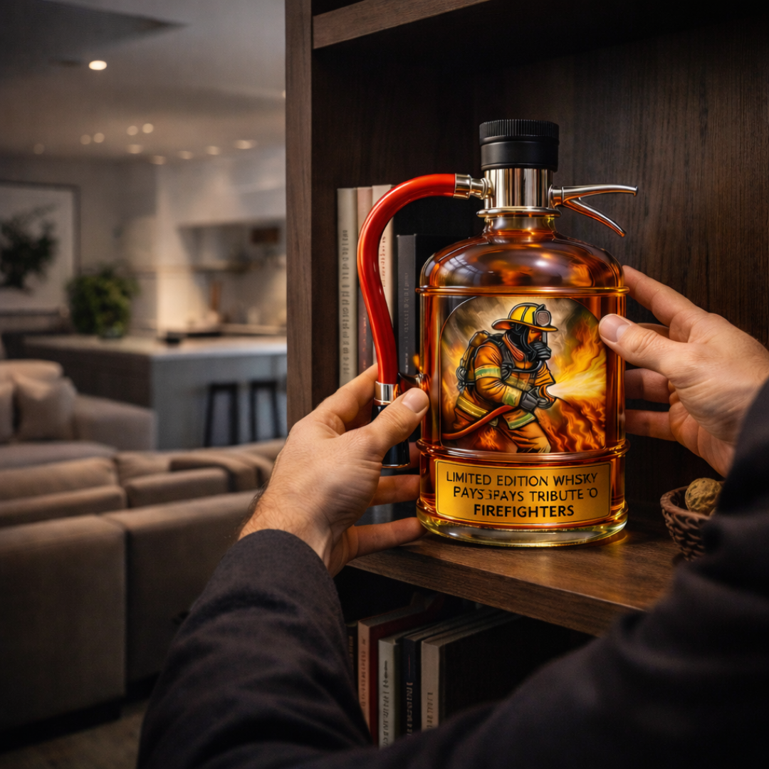 Whiskykaraff – Brandsläckare-edition