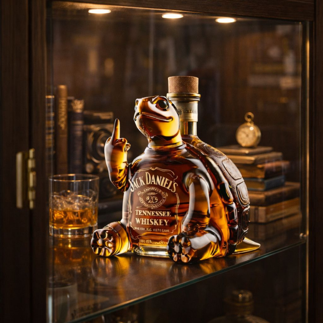Whiskykaraff – Sköldpadda-edition