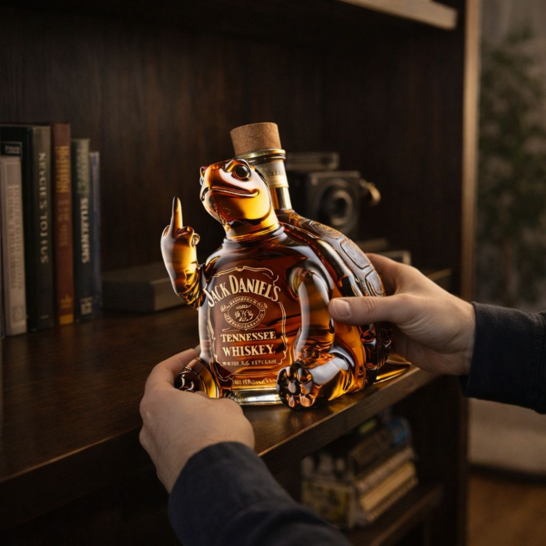 Whiskykaraff – Sköldpadda-utgåva