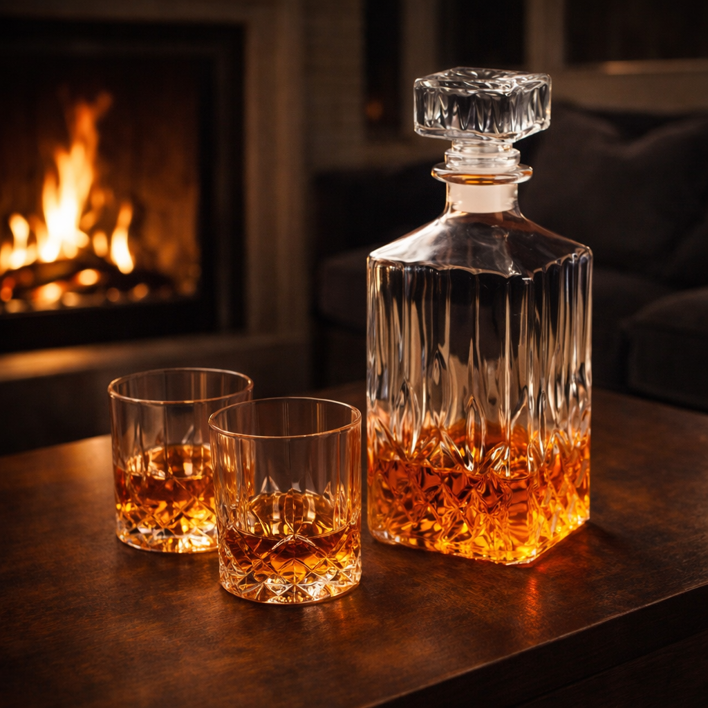 Whiskyset – Flaska och Glas