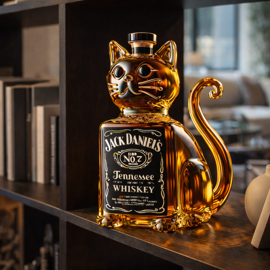 Whiskykaraff – Katt-edition