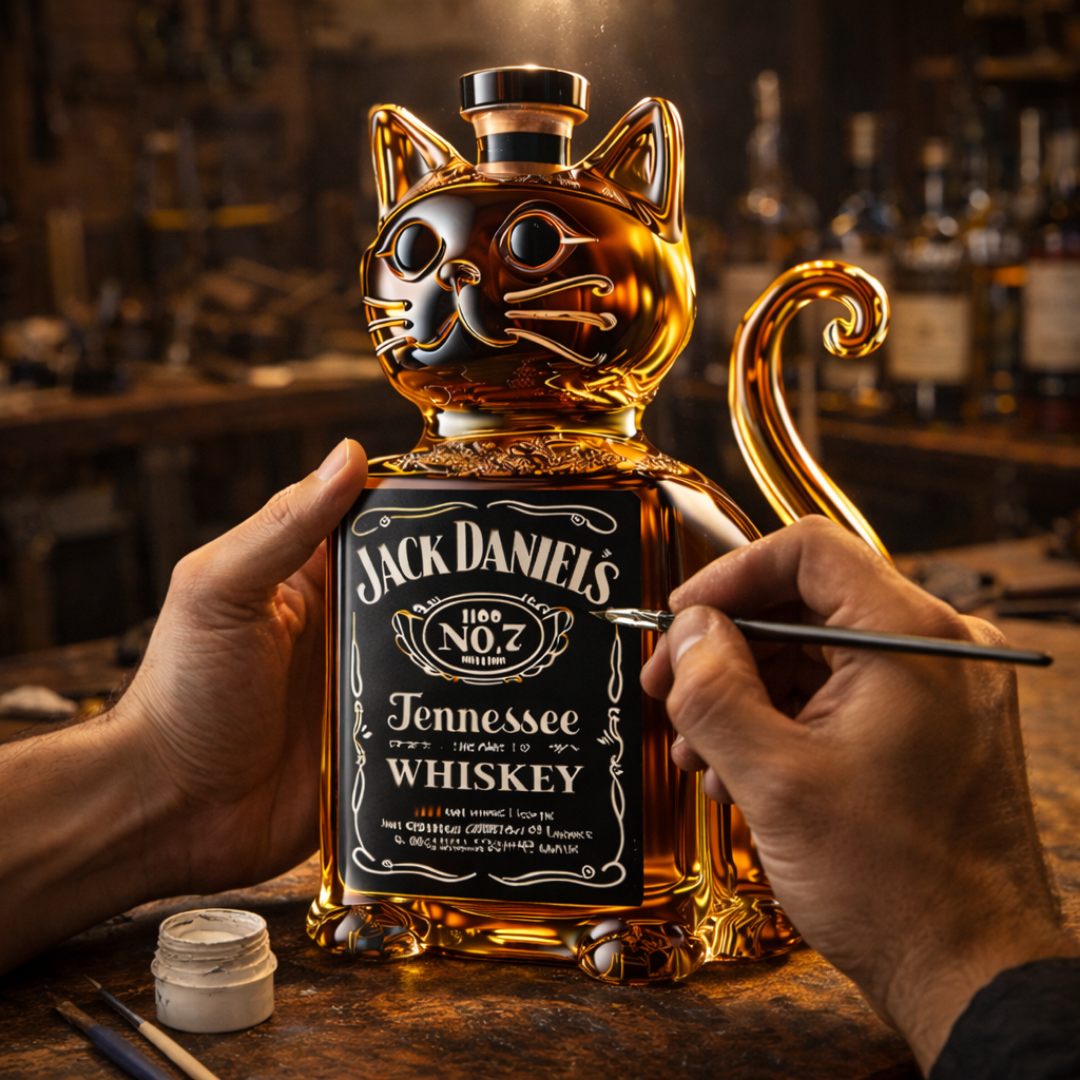 Whiskykaraff – Katt-edition