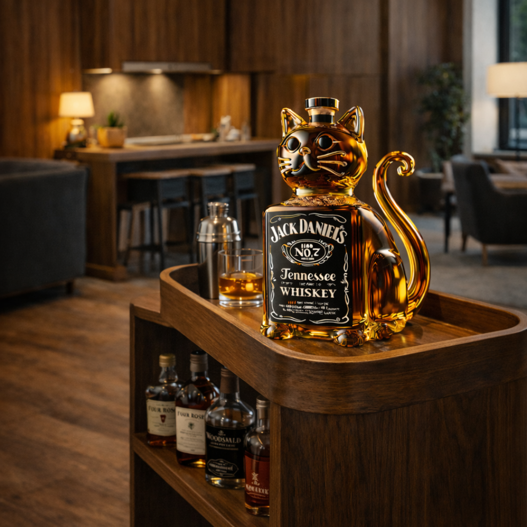 Whiskykaraff – Katt-edition