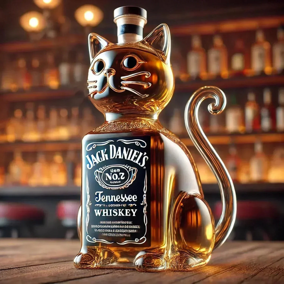 Whiskykaraff – Katt-edition