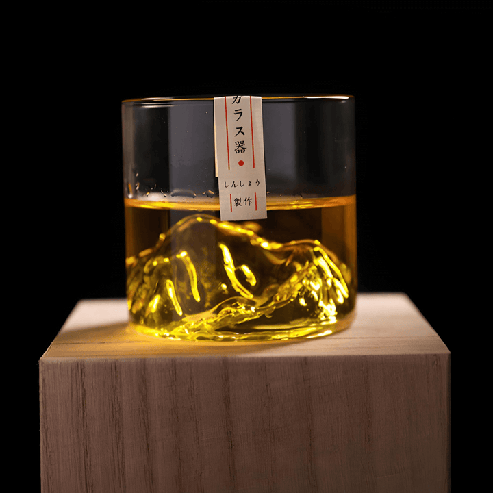 Mount Fuji japanskt kristallglas för whisky