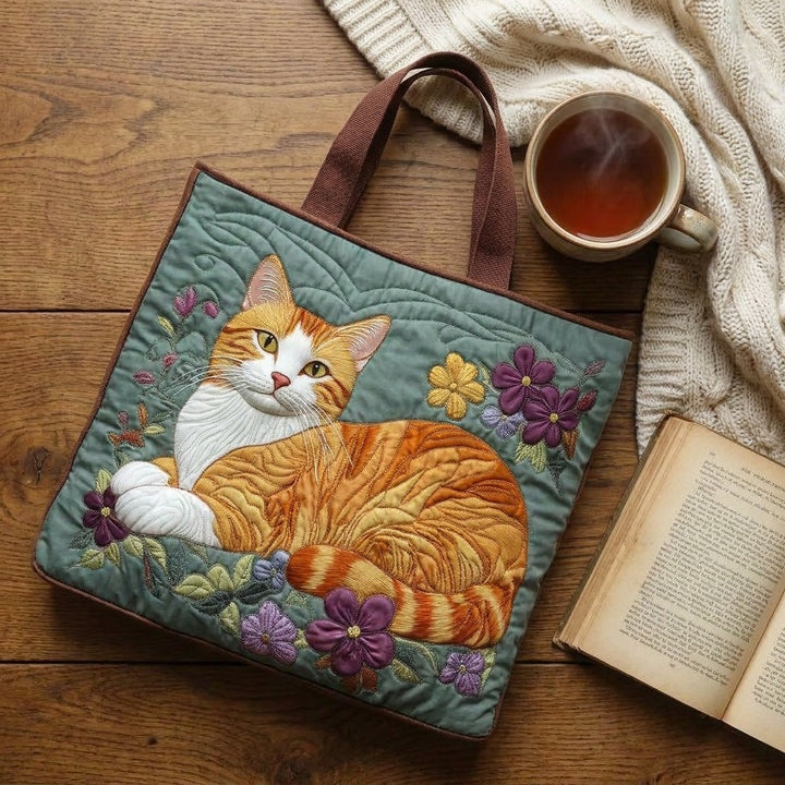 Hantverksväska - Orange katt