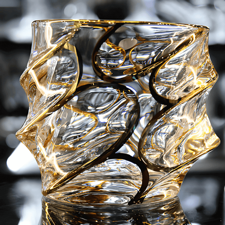 Arashi Gold japanskt kristallglas för whisky