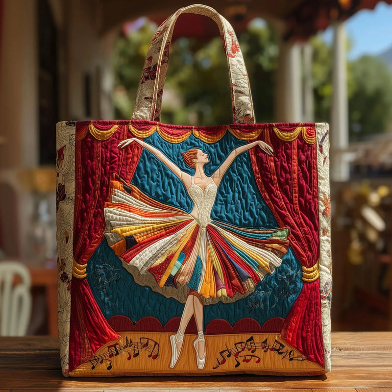 Quiltad väska - Elegant ballerina