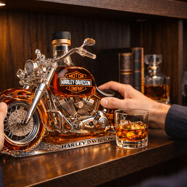 Whiskykaraff – Harley-Davidson-utgåva