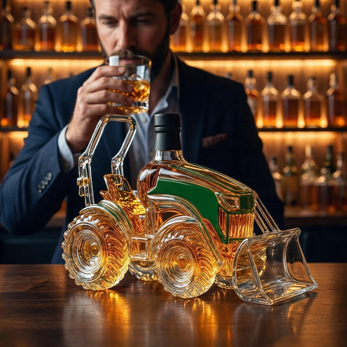 Whiskykaraff – Traktor-edition